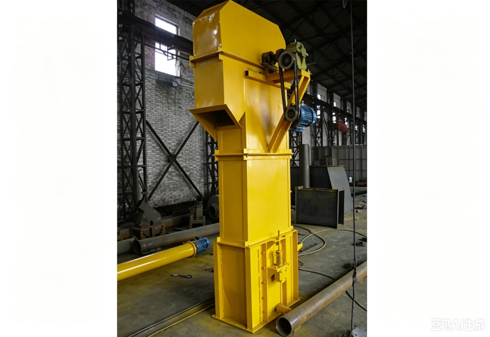 TD belt bucket elevator