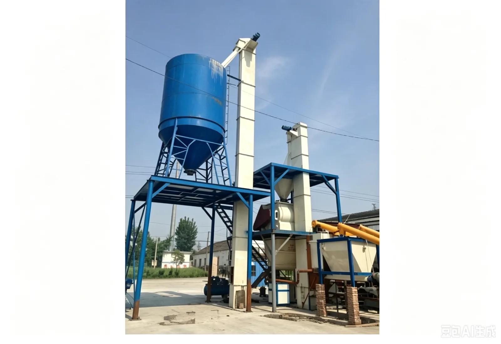 Vertical bucket elevator