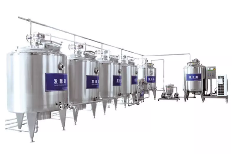 罐式巴氏杀菌加工流水线