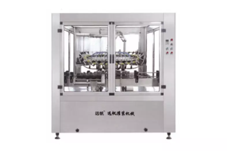 回转式冲瓶机实拍