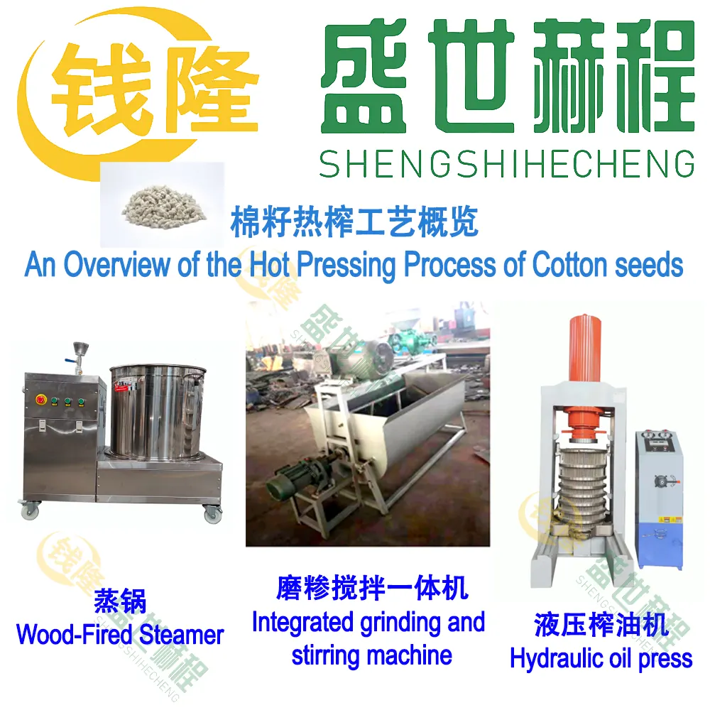 Cottonseed preparation before oil extraction